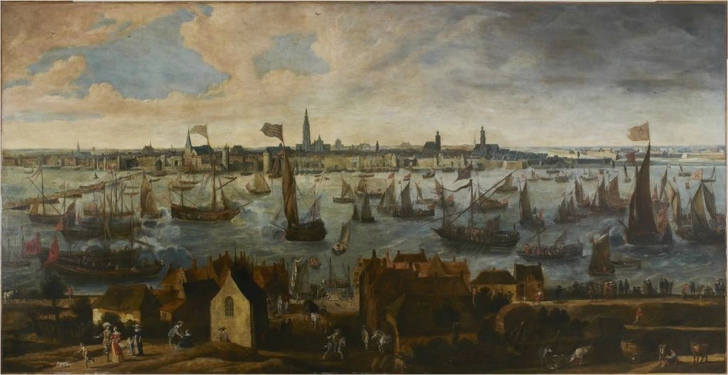 Veduta di Middelburg - Koninklijk Museum voor Schone Kunsten Antwerpen, Anversa